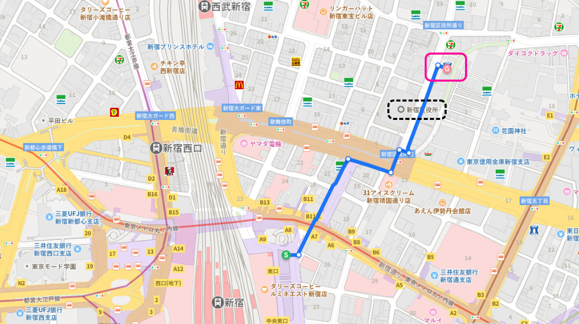 ローソン新宿靖国通店