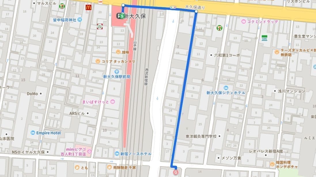 新大久保プティバリアン